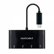 Nanocable 10.16.4401-BK Adaptateur USB-C 15cm Noir