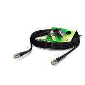 SommerCable Video 75 Ω - HD/3G/6G-SDI / 4K-UHD SC-Vector 0.8/3.7 équipé BNC/BNC 6G Hicon Noir (30m) - Made in Germany by Sommer Cable