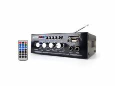Amplificateur karaoke 50w - usb/bluetooth/sd/fm + télécommande