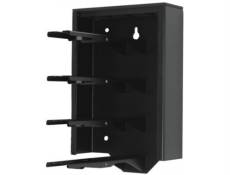 Flexson - Support - pour 4 amplificateurs audio - acier - noir - montable sur mur, montrable sur bureau - pour Sonos Amp