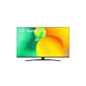 LG 43NANO766QA - Classe de diagonale 43" NANO76 Series TV LCD rétro-éclairée par LED - Smart TV - ThinQ AI, webOS - 4K UHD (2160p) 3840 x 2160 - HDR -