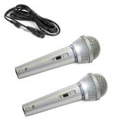 microphone dynamique professionnel portable pour karaoké chanteur avec câble 3 m jack 6,3 mm câble détachable pour karaoké