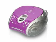 Radio portable avec lecteur cd lenco violet SCD-24 Purple