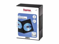 1x10 hama dvd-box double 75% gain de place 51184 DFX-659867