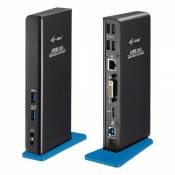 i-tec Station d'accueil Universelle USB 3.0 pour Ordinateur Portable - 1x HDMI 1x DVI 1x GLAN Ethernet 3X USB 3.0 4X USB 2.0 1x Audio/Mic Compatible a