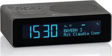 Radio réveil Dab+ avec écran LCD et double alarme noir roadstar