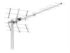 Triax DIGI 18 - Antenne - TV - 14 dBi, 12,5 dBi (pour 602 MHz), 10,7 dBi (pour 694 MHz), 11,3 dBi (pour 474 MHz) - extérieur