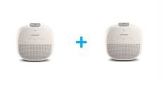 Enceintes sans fil Bluetooth Bose SoundLink Micro Blanc vendues par paire