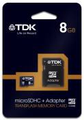TDK t78537 Carte mémoire Micro SDHC avec adaptateur Class 4 8 Go