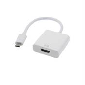 APM Adaptateur USB 3.1 Type-C/HDMI - Mâle/Femelle - Blanc