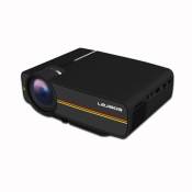 YG400 LCD Projecteur Mini HD Câblé intégré Moteur de Lecture pour Home-cinéma Noir