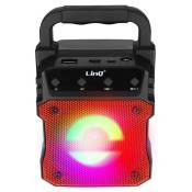 Enceinte lumineuse sans fil LinQ Rouge Design Compact et Portable
