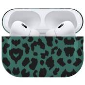 iMOSHION® Coque Hardcover Design pours AirPods Pro 2 Green Leopard