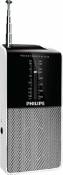 Philips AE1530/00 Radio portable (tuner analogique stéréo FM/MF, Prise casque, à piles) Noir/Argent