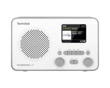 TechniSat TECHNIRADIO 6 IR Radio de table Internet Internet, DAB+, FM Bluetooth, DAB+, radio internet, FM, WiFi fonction réveil blanc-gris