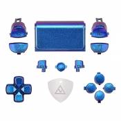 eXtremeRate Boutons Remplacement pour ps4 Pro Slim Manette, Trigger R1 L1 R2 L2 D-Pad Touchpad Action Home Share Options Boutons pour ps4 Slim Pro Man