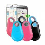 6 Pcs Bluetooth Traceur Intelligent GPS Localisateur Alarme Anti Perdu Traceur Suivi Auto Moto Animal Clés pour Enfant