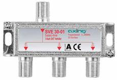 Axing SVE 30-01 Répartiteurs 3 voies Sat Splitter