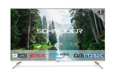 TV Schneider SC-43S1FJORD 43" 4K UHD Smart TV Blanc et noir
