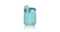 Mini-2 tws sans fil écouteurs bluetooth 5. 0 écouteur tws mat macaron écouteurs bleu + yokuli® boîte de rangement bleu