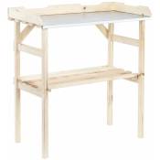 HI - Table de rempotage en bois 82x38x78 cm n/a