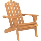 Inlife - Chaise de jardin Adirondack Bois d'acacia