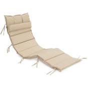 Gardenista - Coussin de chaise longue avec oreiller