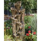 Fontaine de jardin Tiros vieux troncs d'arbre avec