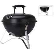Progarden - Barbecue forme de boule 37 cm noir Noir
