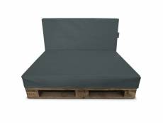 Funda para sofá de palet gris polipiel para interior
