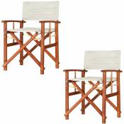 Chaise pliante de jardin en bois d'Eucalyptus fsc®
