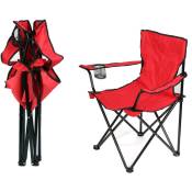 Skecten - Chaise de camping rouge