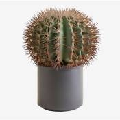 Sklum - Cactus Artificiel Ferocactus ↑50 cm - ↑50
