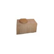Drole De Cabane - Bloc wc sec mobile en bois, kit toilettes