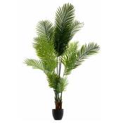 Palmier Artificiel Décoratif 180cm Silumen Noir|Vert