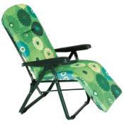 Amalfi transat chaise fauteuil 6 positions avec repose-pieds
