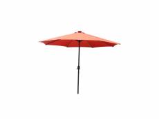Manarola - parasol droit rond led ø 3m terracotta