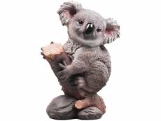 Statue de jardin koala en résine 32 x 21 x 46 cm