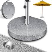 KESSER® Pied de parasol en granit avec tube en acier