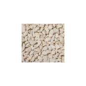 Gravillons calcaire Ocre/blanc 10/14 400 Kg - 16x25kgs