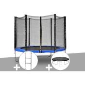 Kit trampoline Jardideco Atlas ø 2,44 m Bleu + Echelle