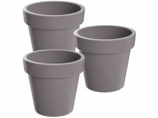 Pot en plastique 3x lofly 24,5 (longueur) x 24,5 (largeur)