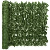 Vidaxl - cran de balcon avec feuilles vert foncé 400x75