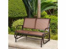 Giantex fauteuil à bascule de jardin extérieur pour