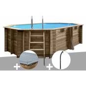 Kit piscine bois Gré GRE nade 2 4,36 x 3,36 x 1,17