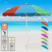 Parasol de plage léger visser protection uv Girafacile