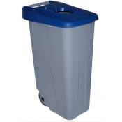 Denox - Conteneur Recyclage, 110 l, Bleu - Blue
