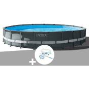 Kit piscine tubulaire Intex Ultra xtr Frame ronde 7,32
