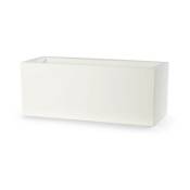 Teraplast - Jardinière Schio Box 80 Blanc - 80 cm