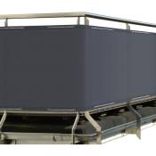 Brise vue pour balcon SolVision PB2 pes 500x90cm Anthrazit